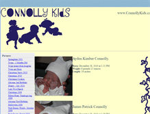 Tablet Screenshot of connollykids.com